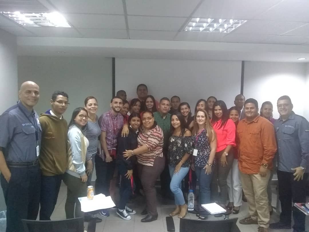 Capacitación realizada en el Banco de Venezuela